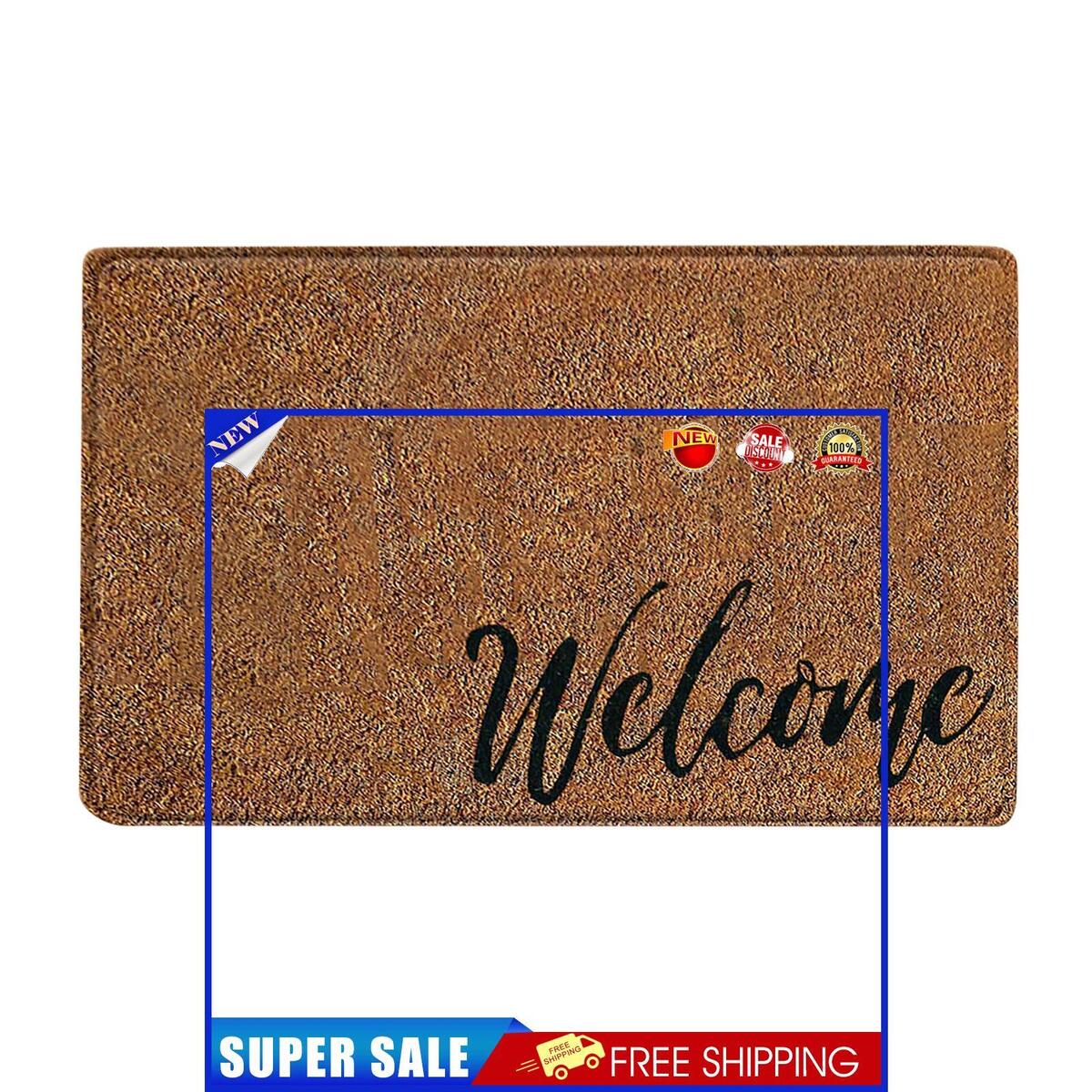 Cute Animal Letter Entrance Rugs Non-Slip Front Doormats Indoor Outdoor (4)