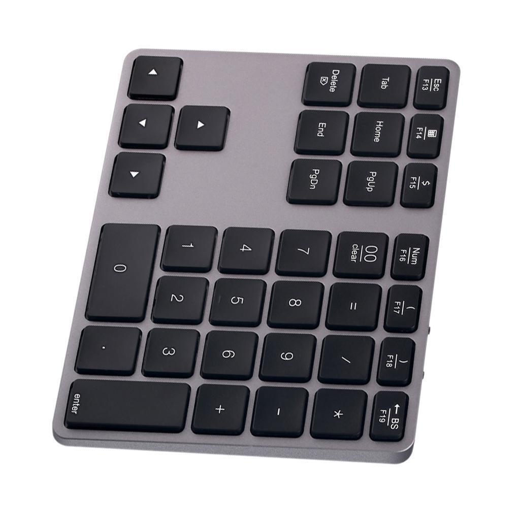 Wireless  Numeric Keyboard Rechargeable Battery 34 Keys Keypad