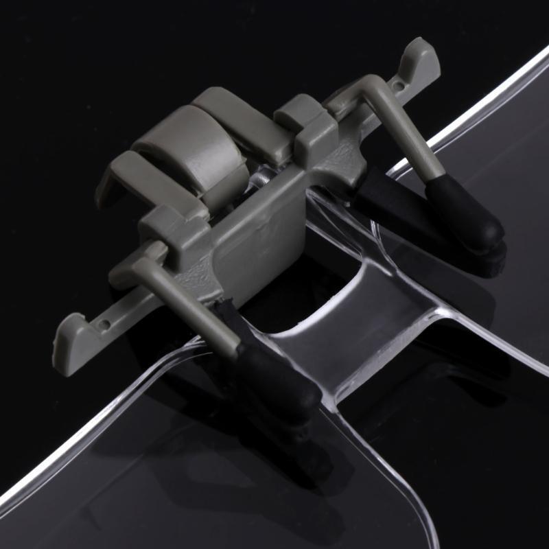 Clamping Magnifying Glass with Pouch for Reading or Viewing Coins/Stamps Ideal