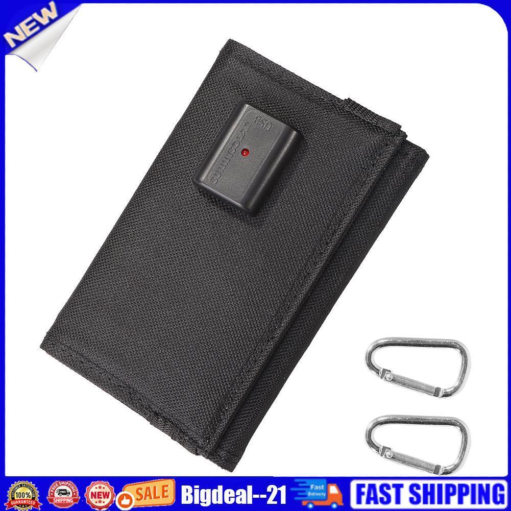 5W 5V Cellphone Solar Charger Panel Outdoor Camping Hike Folding Power Bank