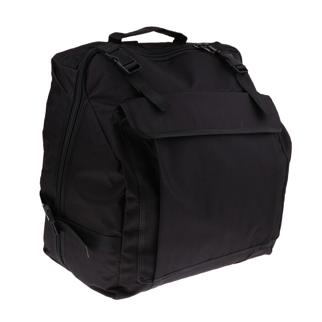 Durable Thick Padded 96 Bass Piano Accordion Case w/Accessory Pockets