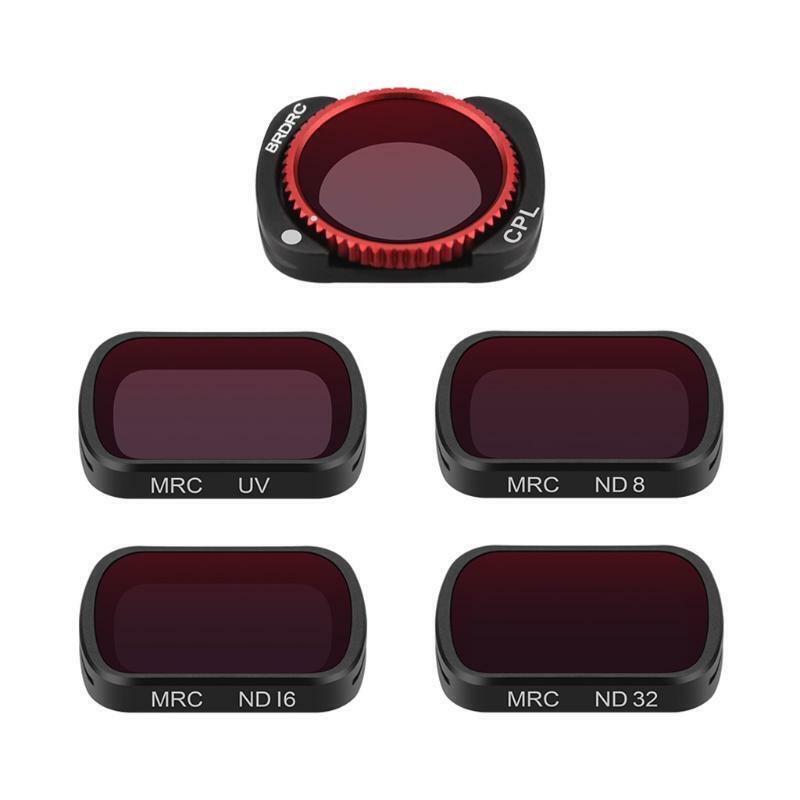 5xLens Filter Kit CPL UV ND8 ND16 ND32 Camera Lens Filters for Pocket 2/1 Gimbal