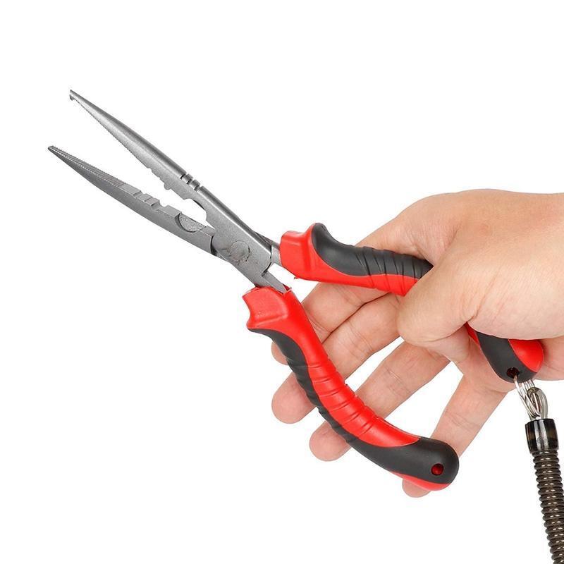 Fishing Plier and Fishing Gripper set 9" Lure Pliers Plastic Fish Grip Lip Clamp