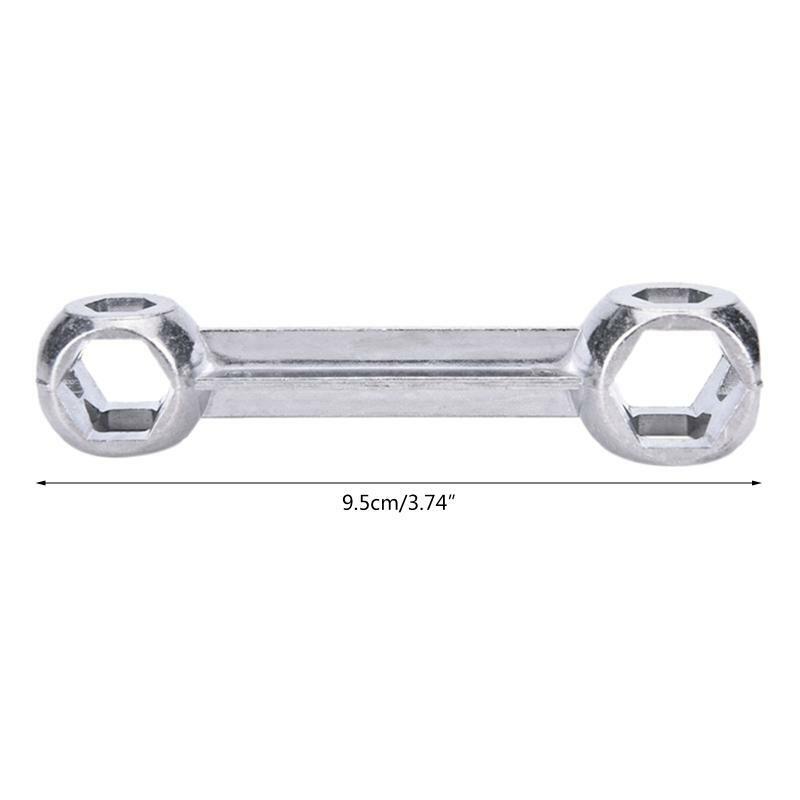 Multi-purpose Wrench Aluminum Alloy Hexagonal Bone Wrench for Home and Car