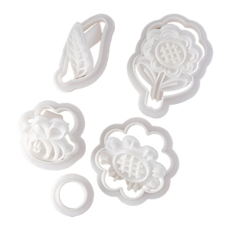 Sunflower Bee Leaf Shaped Biscuit Moulds Cookie Mold Biscuit Cutter Baking Tools
