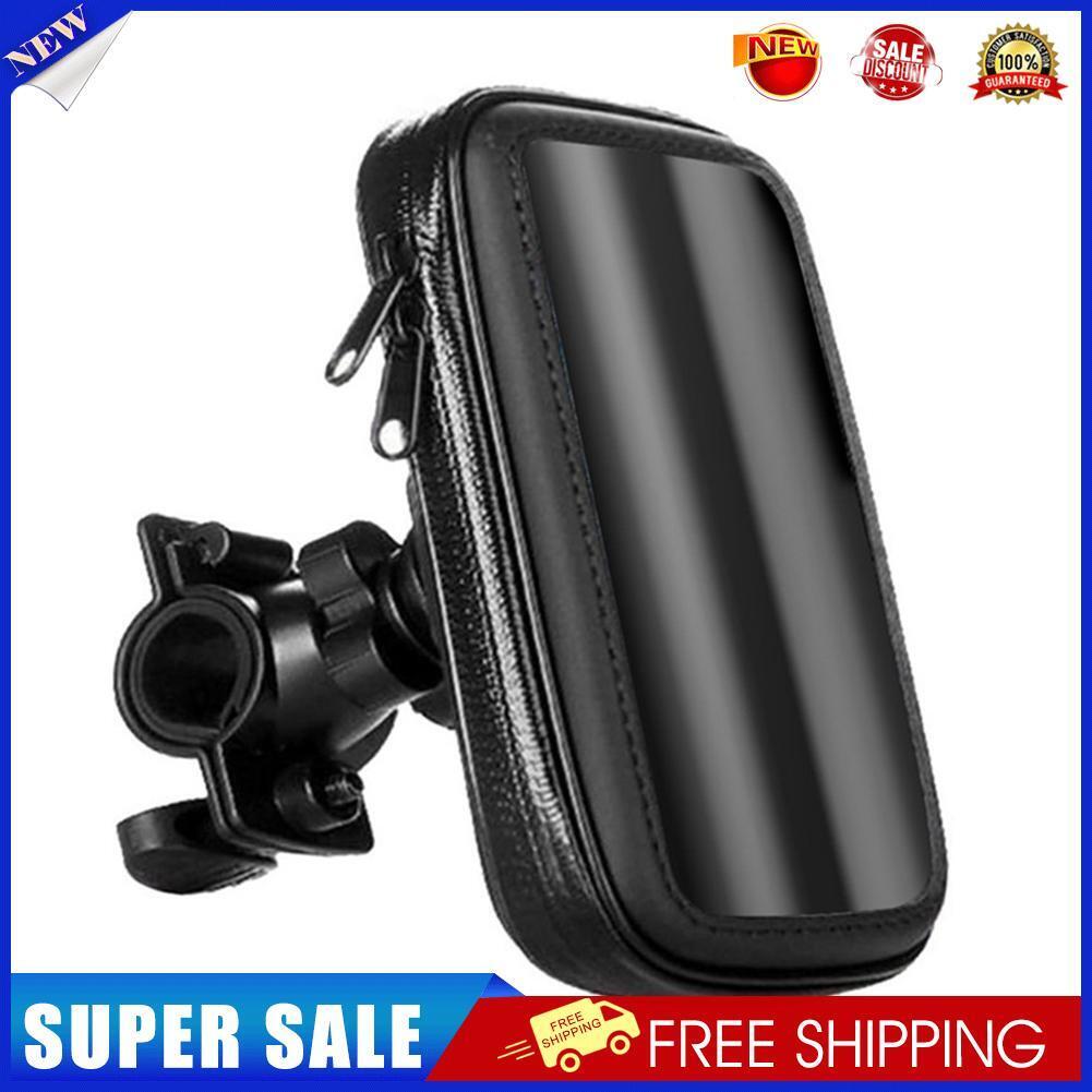 Bicycle Head Tube Cycling Bike Handlebar Cell Mobile Phone Holder Case (XL)