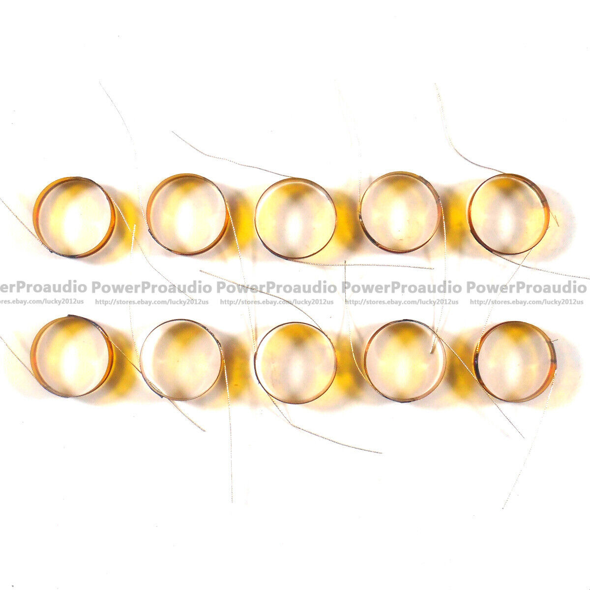10pcs/lot 19.4mm  Tweeters voice coil Repair Kit 4 ohm Lead wire both way