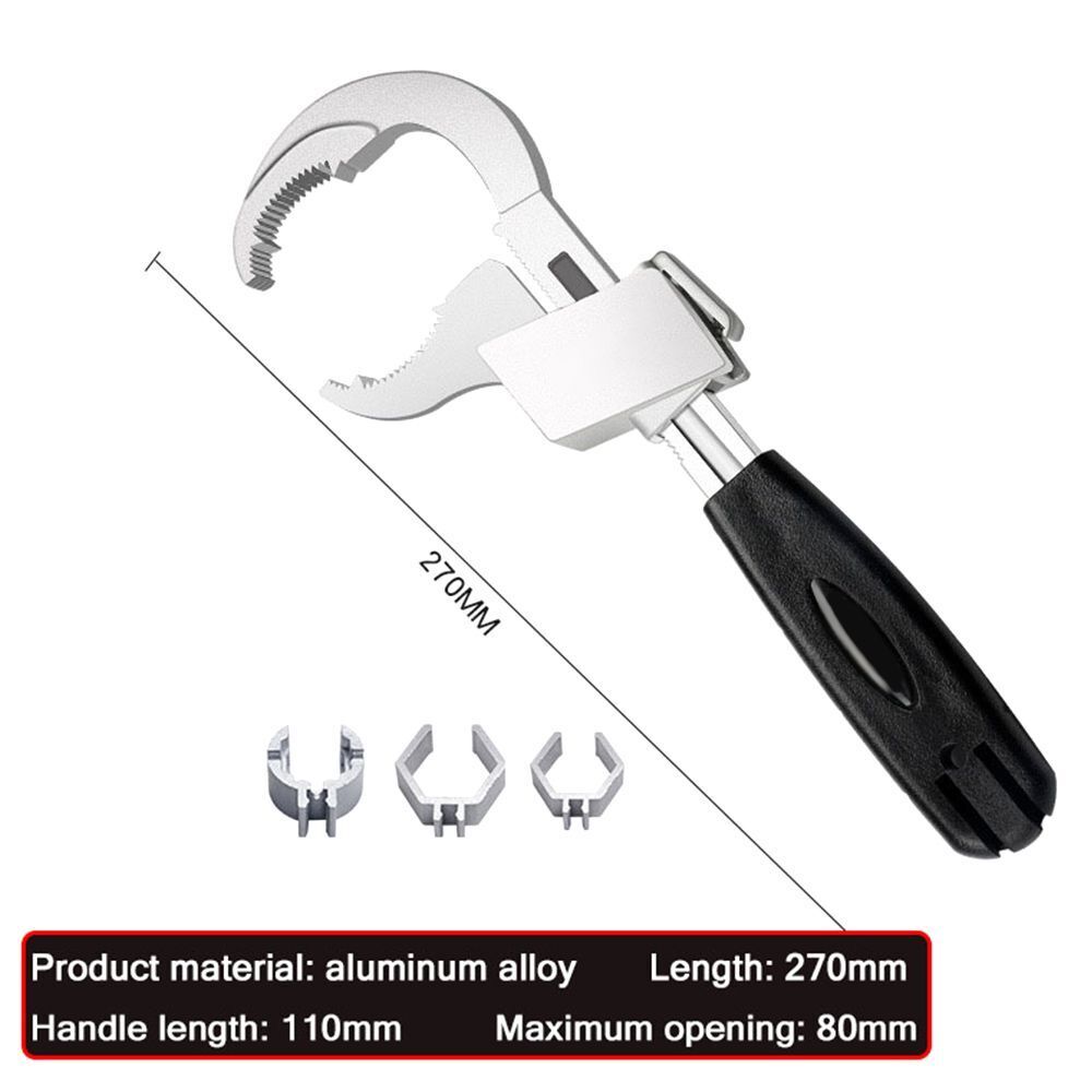 Repair Set Ratchet Wrench Adjustable Spanner Plumbing Repair Tools Pipe Wrench