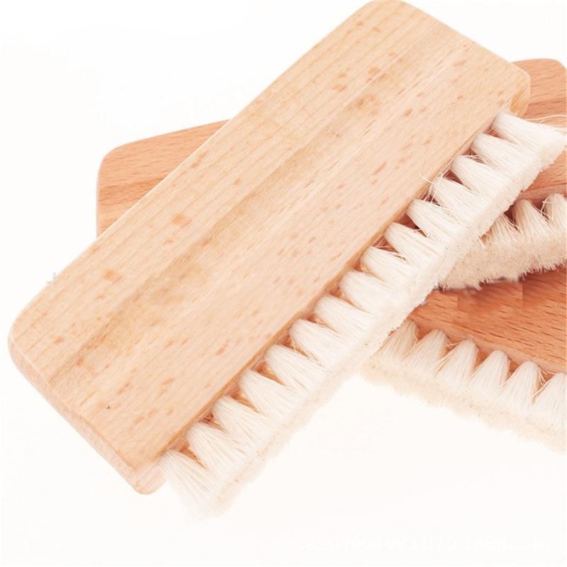 Anti-static Goat Hair Wood Handle Brush Cleaner for Cd Player Turntable