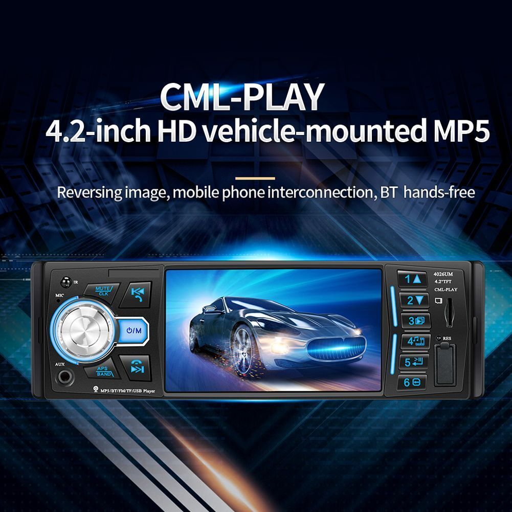 Camera Car Stereo Radio Car MP5 Player In-dash Audio Head Unit Bluetooth