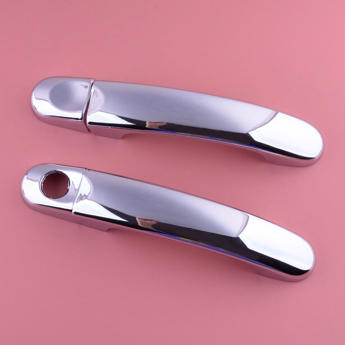 1 Pair Chrome Side Door Handle Cover Cap Trim Fit for VW New Beetle 1998-10