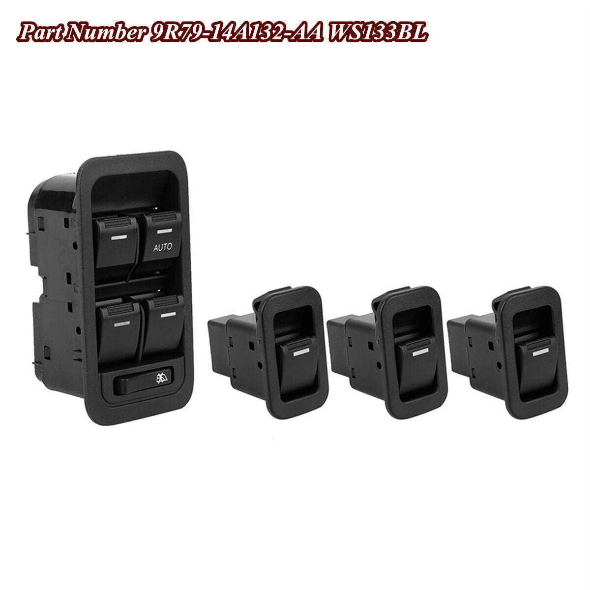 Master+3 Single Window Switch For Ford Territory SX SY SZ Illuminated 2004-2014