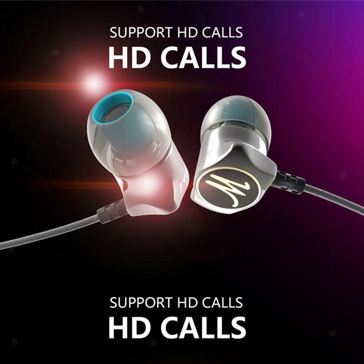 QKZ DM7 Earphone Metal Stereo Noise Isolating 3.5mm In-ear Headset