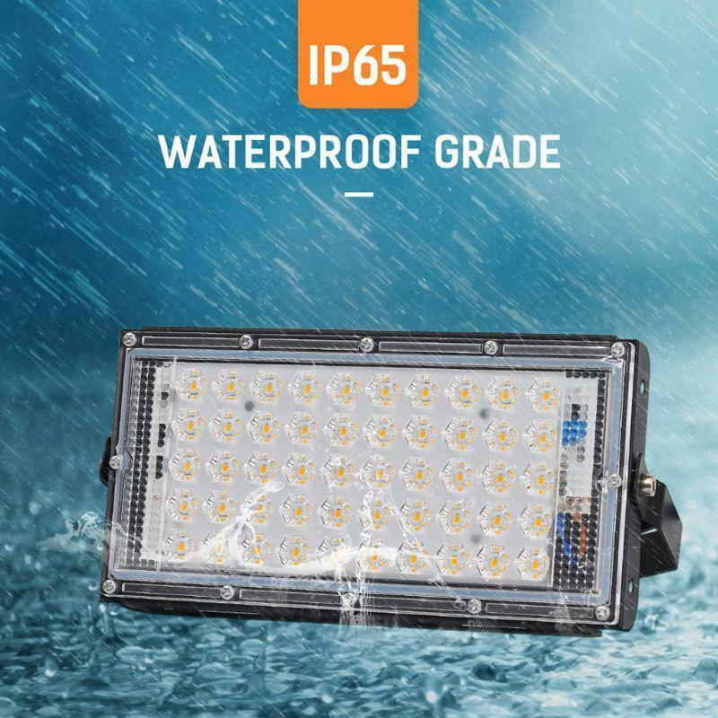 Floodlight Outdoor Spotlight 50W Wall Washer Garden Lamp Reflector IP65 12V