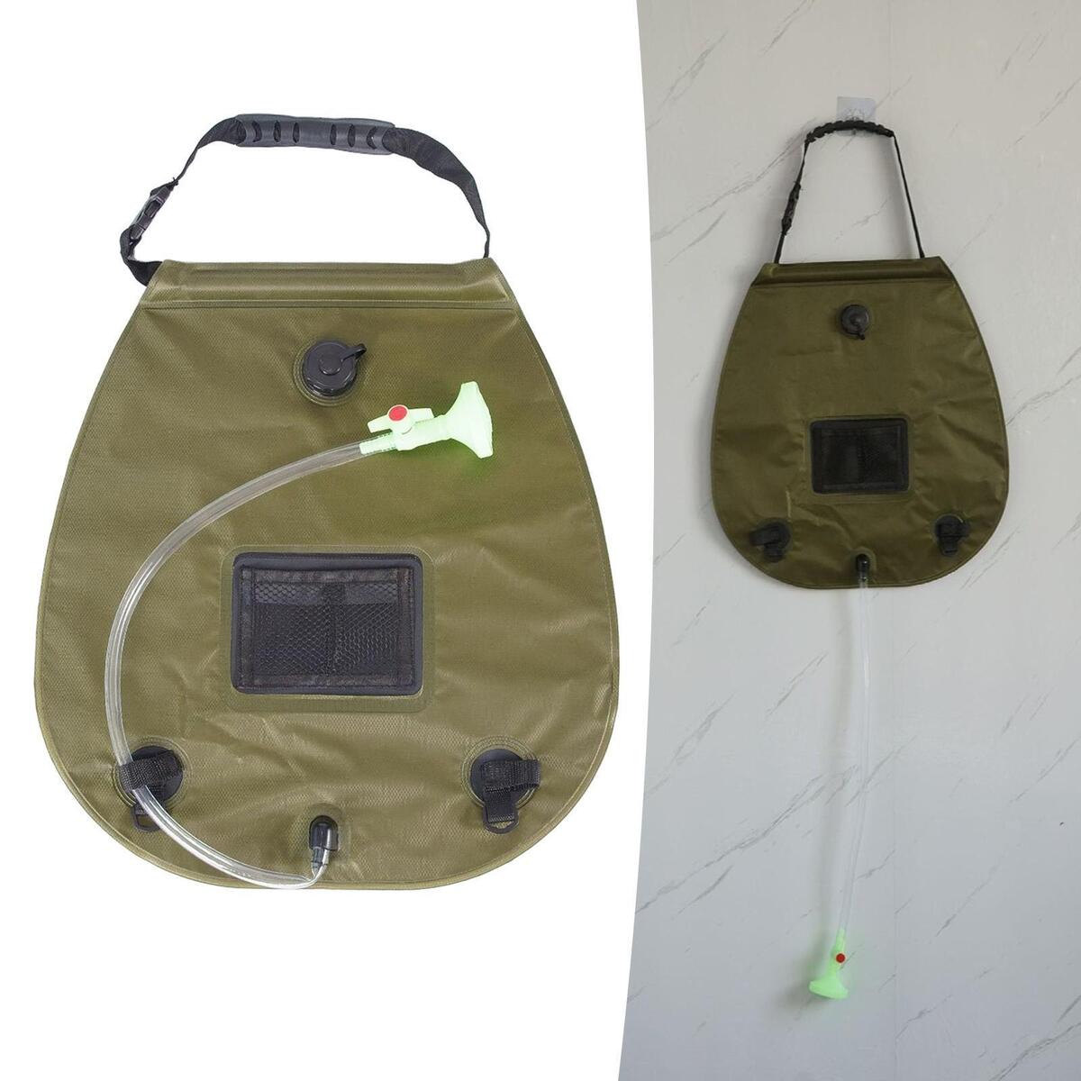 20 Litre Camping Shower PVC Bladder Fishing Beach Swimming Camp Bag Shower