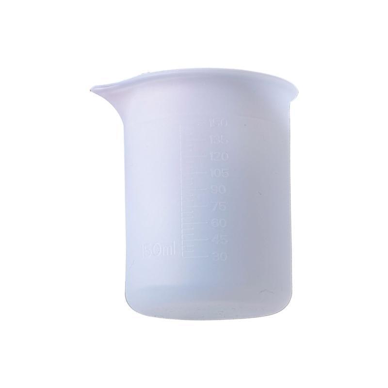 Acrylic Paint Pouring Cup Making Silicone Flexible Mesauring Cup Clear Mixing