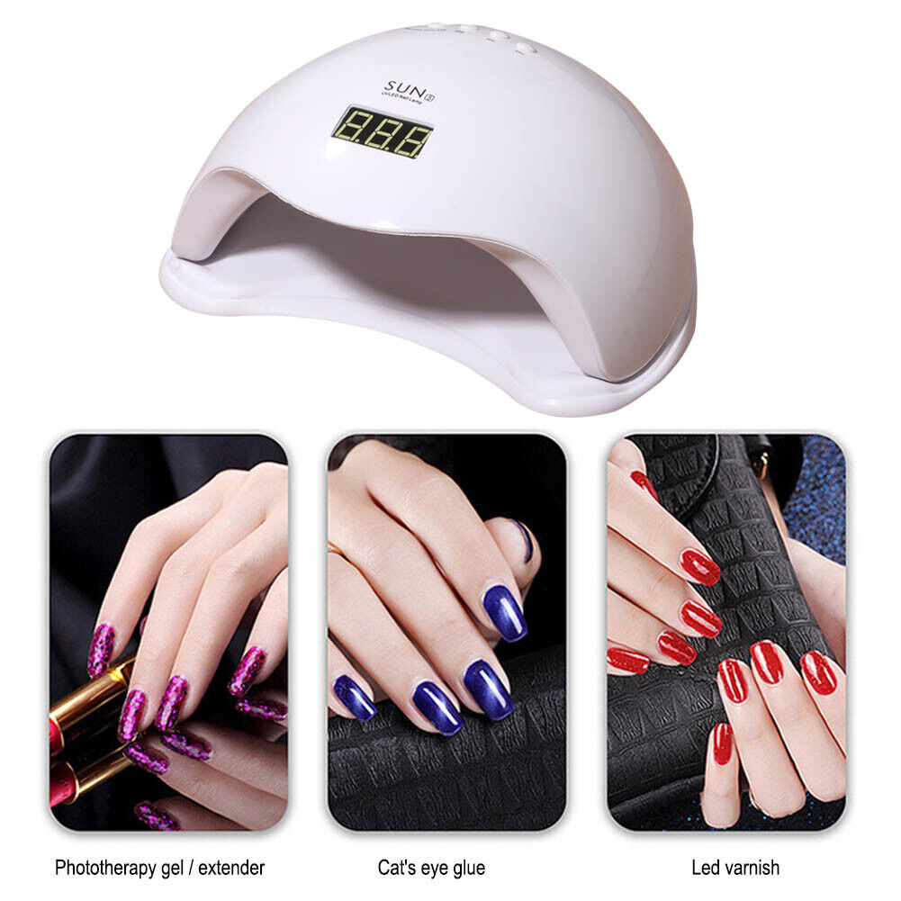 48W LED Nail Lamp Nail Dryer Nail Art Manicure Tools for All Gels Polish