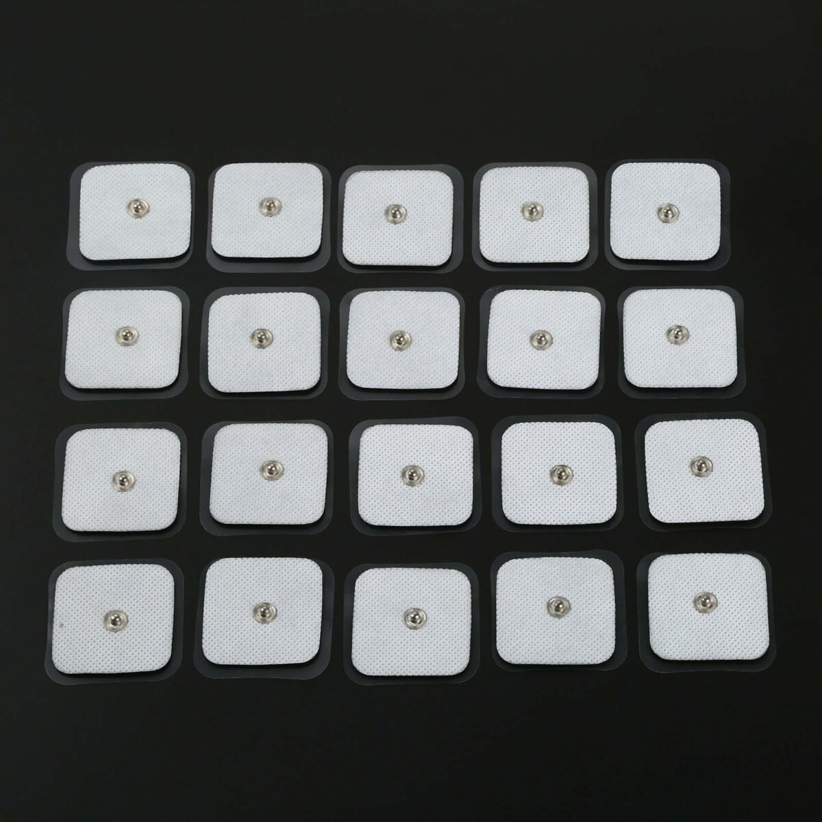 20Pcs 1.6x1.6" Snap On Electrode Pads F Tens Units Therapy Massagers Spare Parts