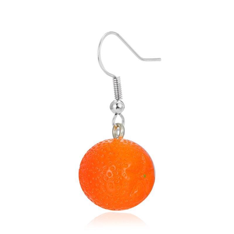 European and American Popular Fruit Earrings Fashion Personality Ear Jewelry