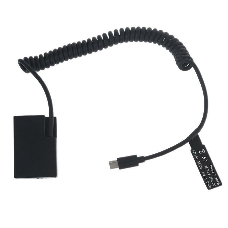 Type-C to DR E18 Dummy Battery Portable Camera Power Source for EOS RP 77D 800D