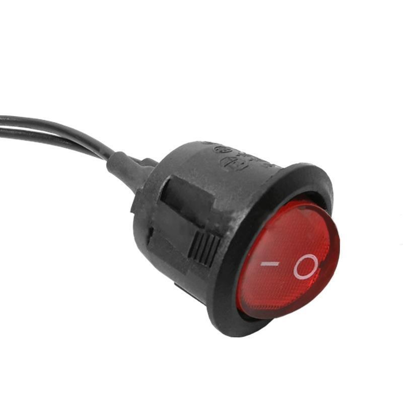 35cm 24Pin Female ATX Power Cord Red Indicator Power Supply ON/Off Switch Cable