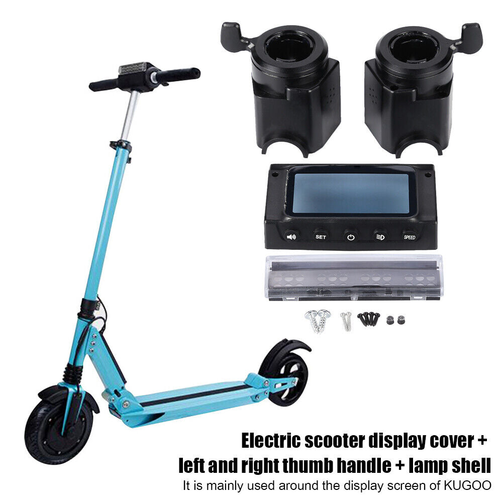 Electric Scooter Screen Cover+2 Thumb Handle+Lamp Shell for Kugoo S1 S2 S3