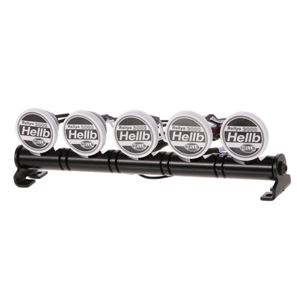 5pcs White Round Roof LED Light Bar for Redcat  -4 D110 1/10 RC Rock Crawler