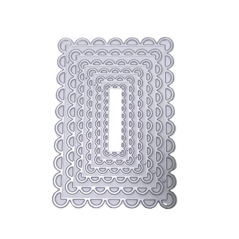 Rectangle Frames Metal Cutting Dies Stencil DIY Scrapbooking Album Paper Card