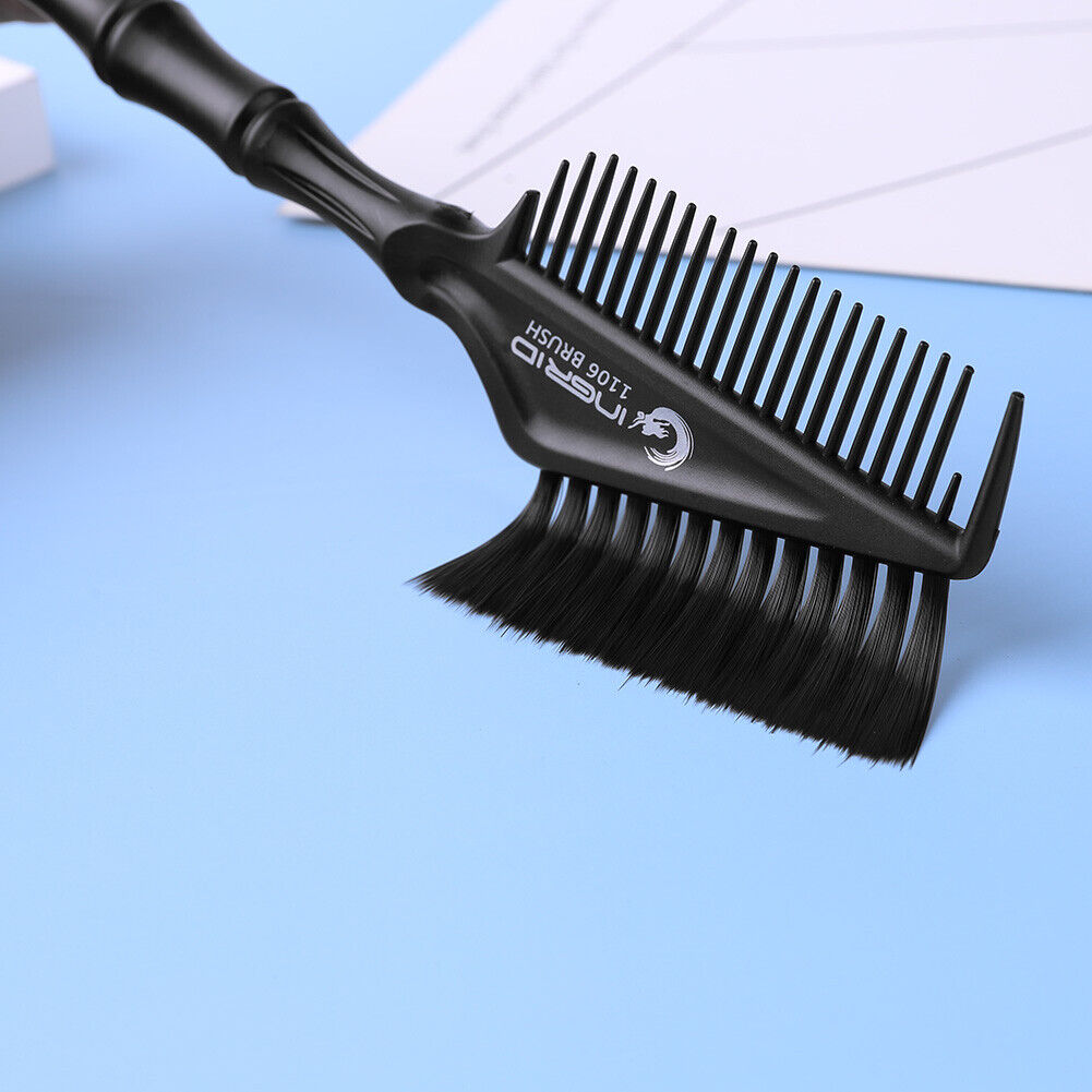 DIY Styling Hair Dye Coloring Comb Barber Tinting Highlighting Hair Brush