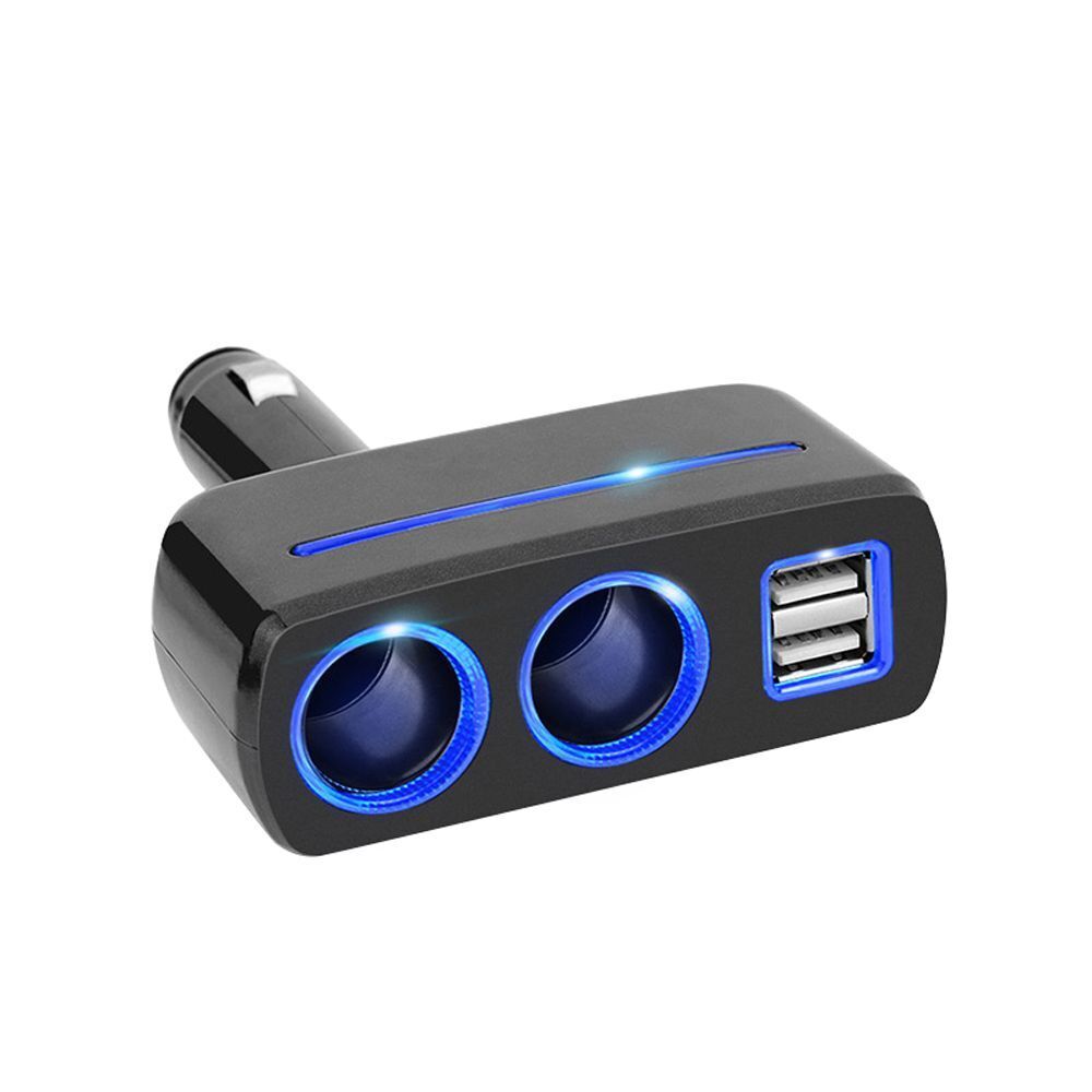 Universal Car Cigarette Lighter Car Charger Charger Plug 2 Way Dual Adapter
