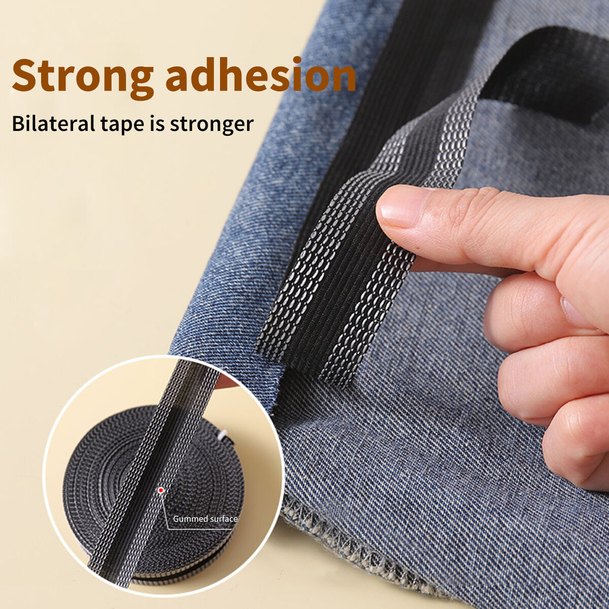 Hemming Tape for Pants Pants Edge Shorten Adhesive Pant Mouth Paste (5m)