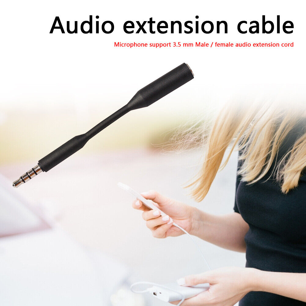 1pc 3.5 mm Jack Male to Female Stereo AUX Extension Cable for Headphones