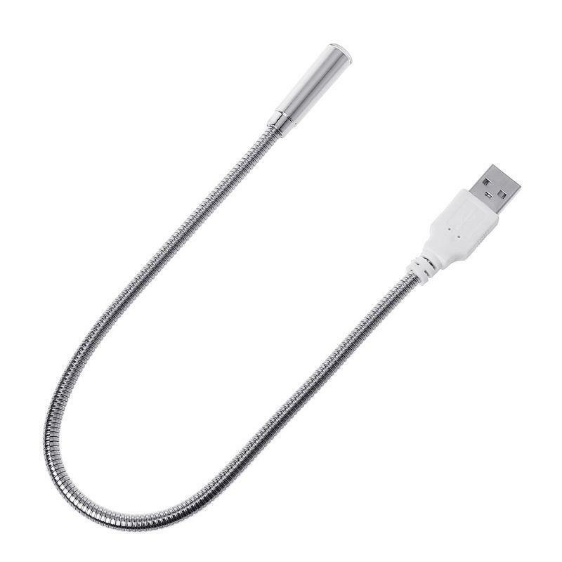 USB Flexible Light Keyboard Lamp Rechargeable Adjustable Hose Night Illumination