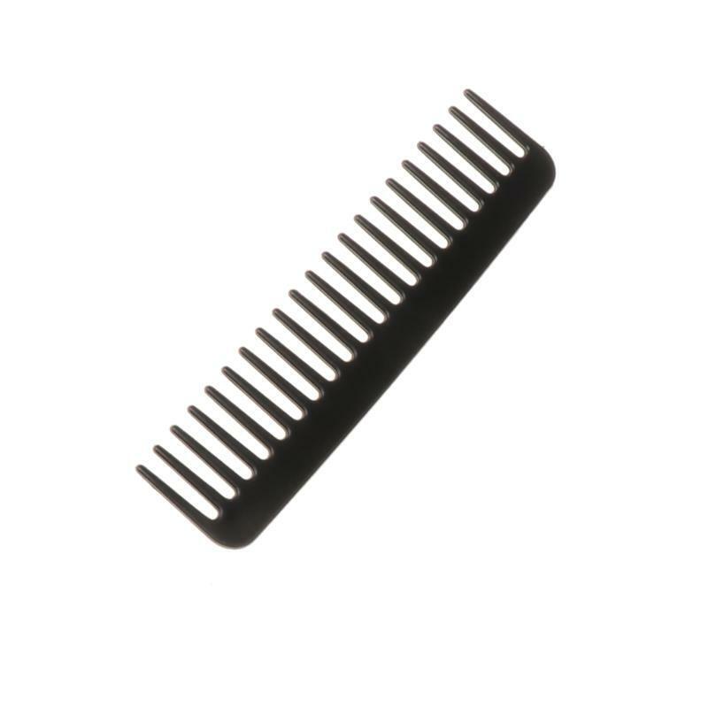 10Pcs Black Pro Salon Hair Styling Hairdressing Plastic Barbers Brush Combs Set
