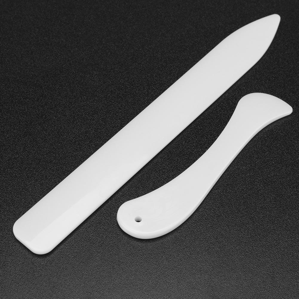 2pcs DIY Handmade Leather Craft Edge Trimming Tools for Working Cutting