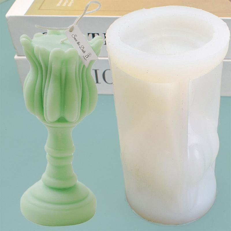 Silicone Candle Mold Wax Mold for Candle Making DIY Aromatherapy Candles Arts