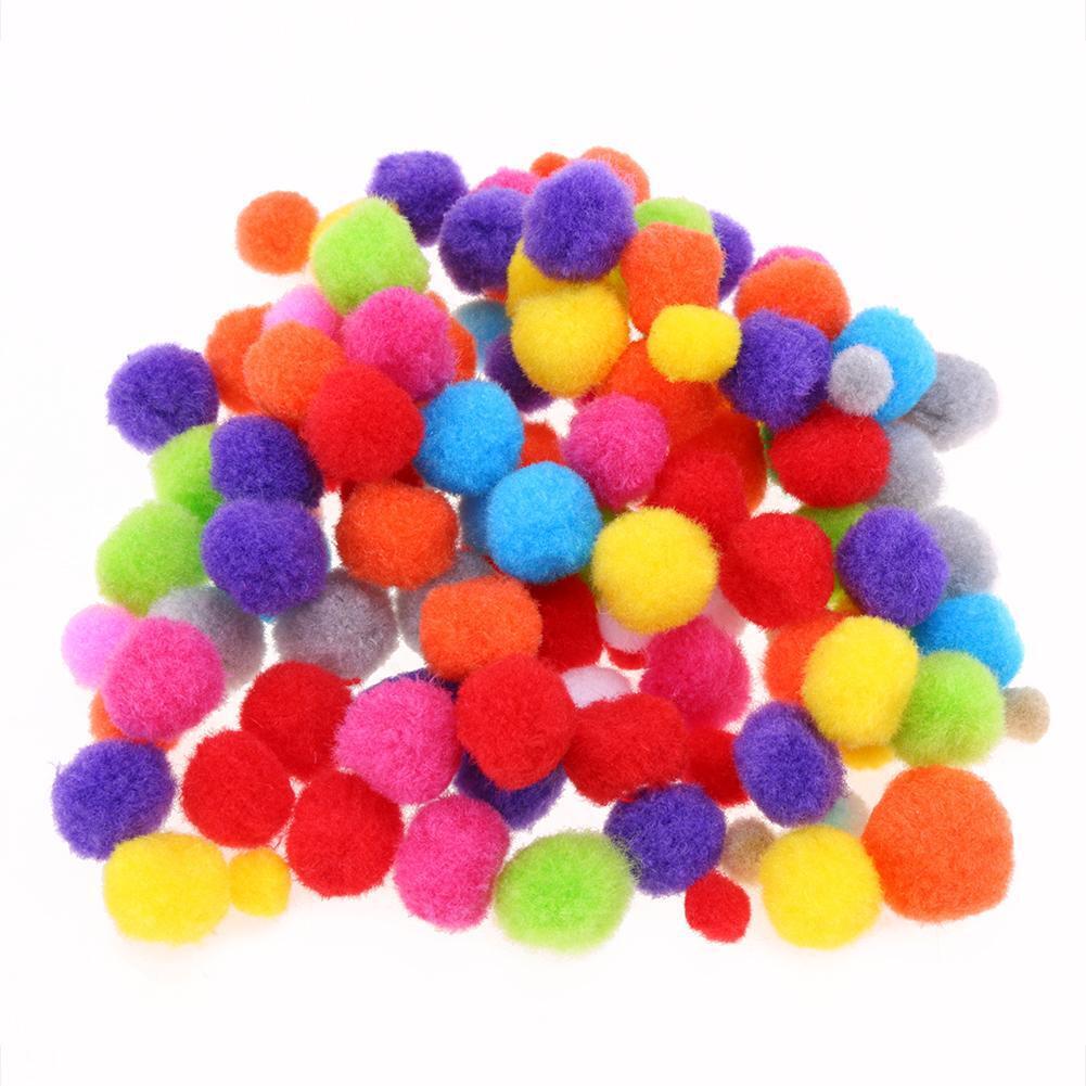 Fluffy Ball Pom Pom Ball Hair Ball Sewing Garland Craft(30mm/50pcs)