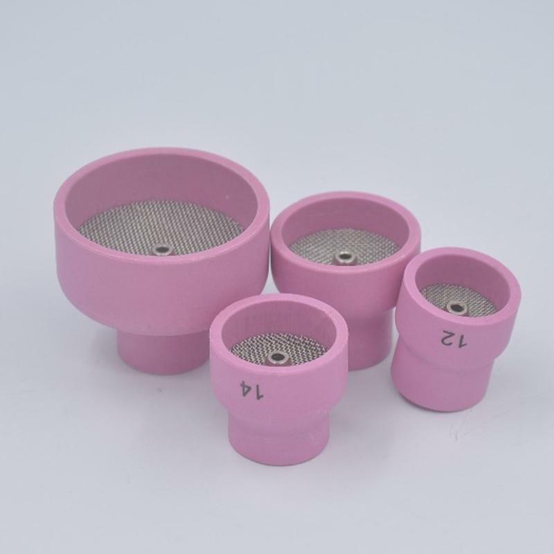 Upgraded Alumina Nozzle Ceramic Cup Torch Welding Accessories for WP17/18/26 Gun