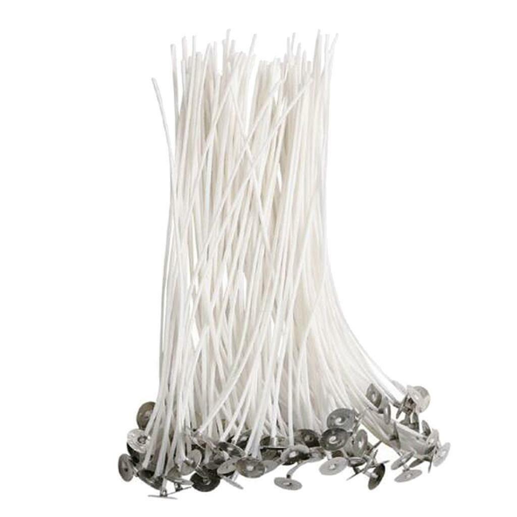 100 *   Candle Wicks w/ Sustainers DIY  Candles Making Supplies