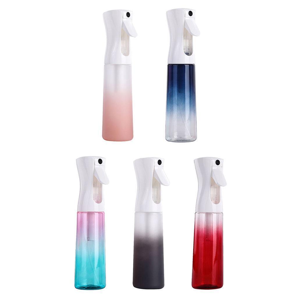 5x Multifunction Gradient Color Salon Spray Bottle 300ml  Mist Continuous