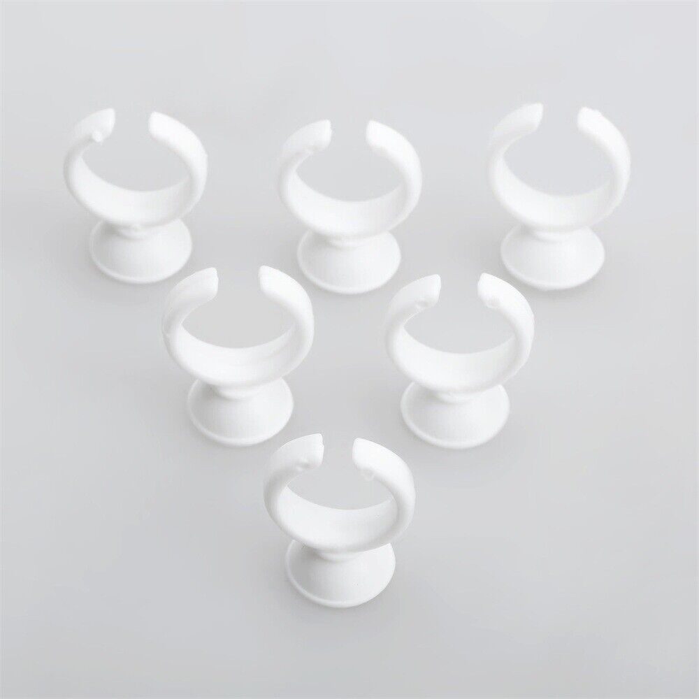 Body Tattoo Ink Holder Cups 50pcs/Bag White Plastic Disposable Permanent Makup