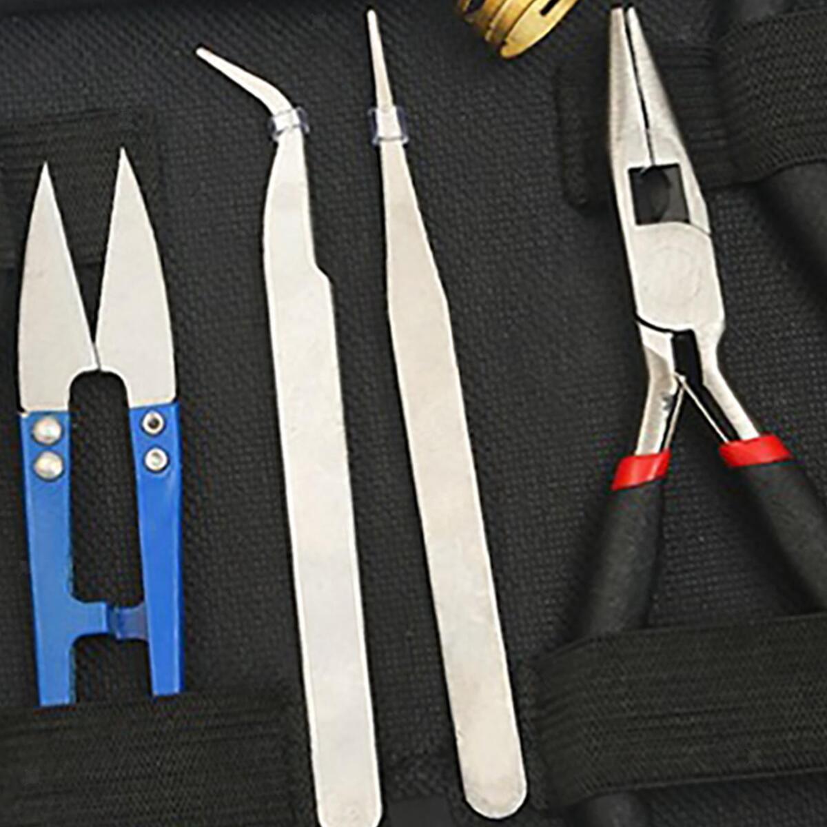 8Pcs/Set Pliers Set Tweezers Scissor Jewelry Making Tools Handmade Jewelry