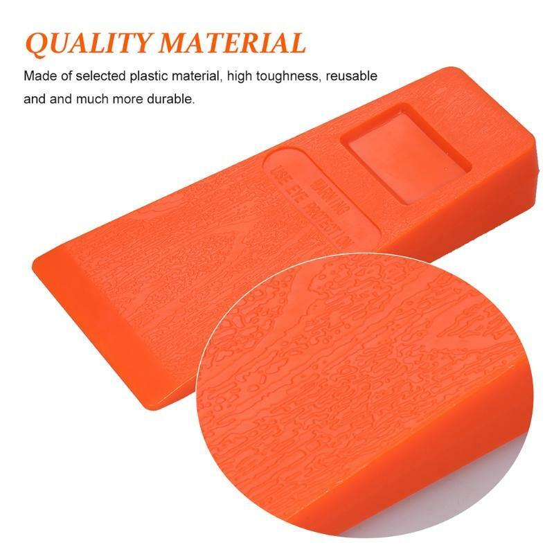 4 Pcs Wood Cutting Wedge Felling Wedge Felled Chock Tree Cutting Wedge Tree Cut