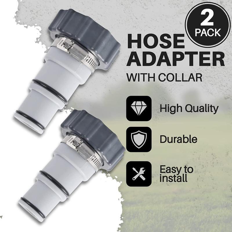 Hose Adapter Replace for Above Grounds Swimming Pool 1.25''-1.5'' Hose Adapter