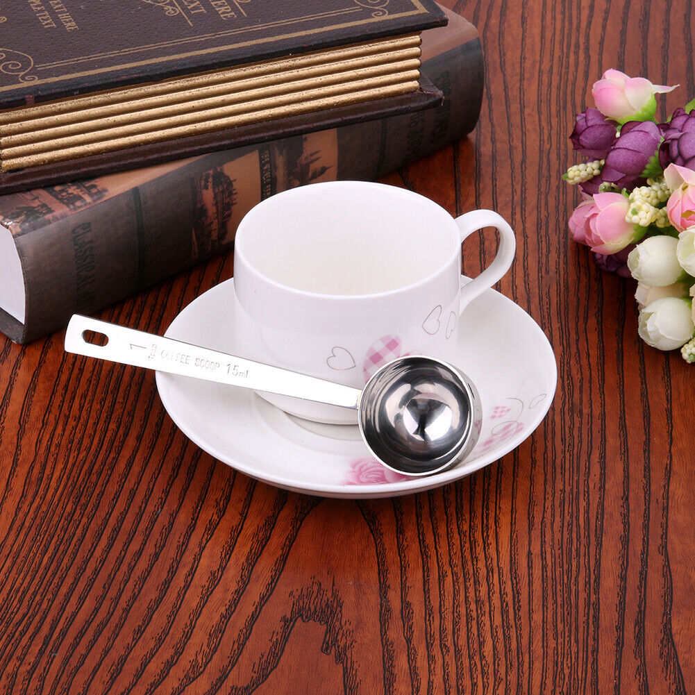 15ML/30ML Coffee Scoop Thicken Stainless Steel Tablespoon Measuring Spoon
