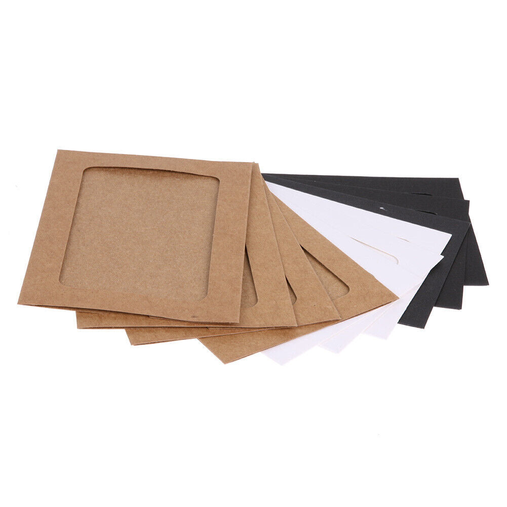 10pcs 5 inch Wall Hanging Photo Paper Frame Picture Display Modern Art Home