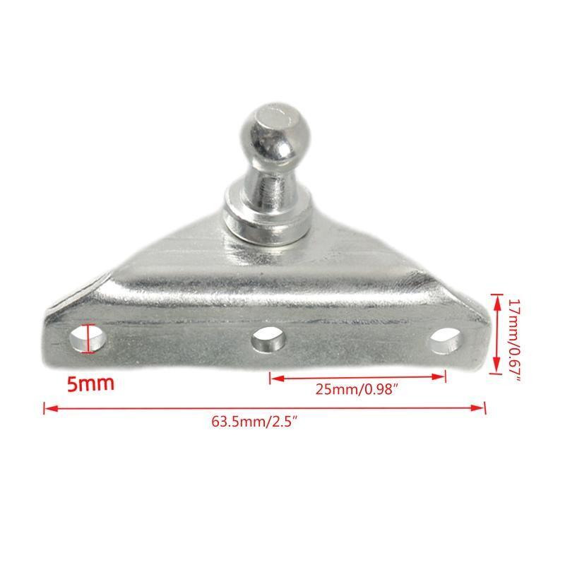 2pcs Ball Stud Brackets 10mm Fits Gas Prop Strut Spring Lift Coated Steel 10MM