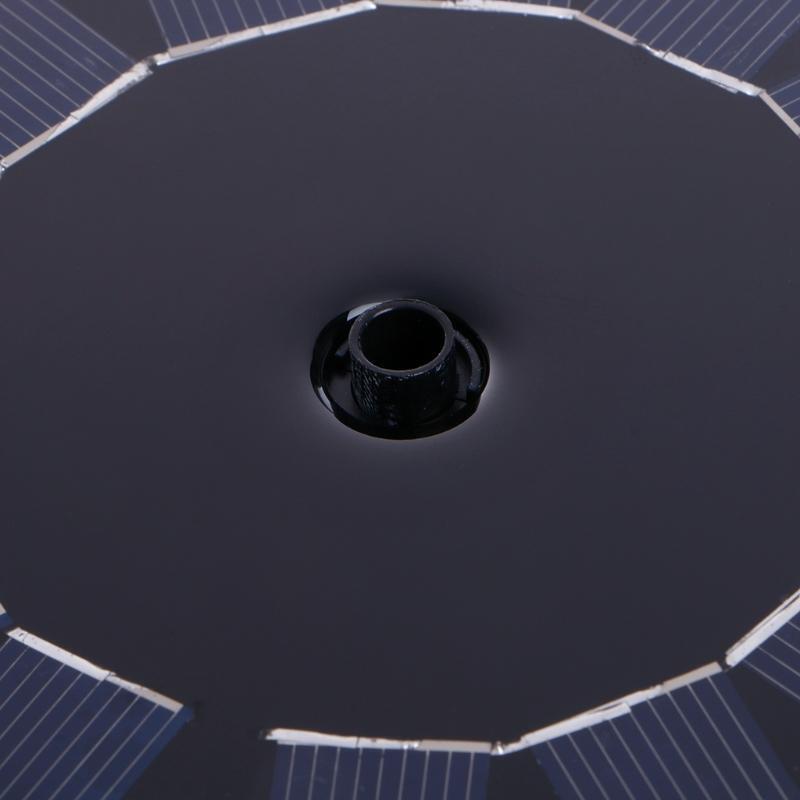 Floating Lotus Leaf Shape Solar Fountain Water Pump For Garden Pond Decoration