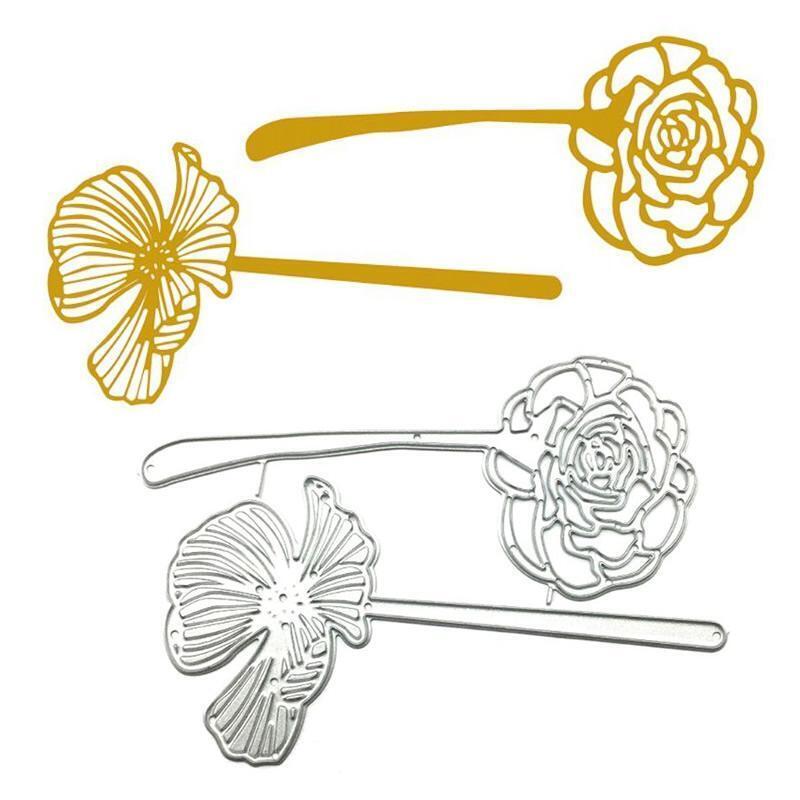 Flower Leaf Metal Cutting Dies Stencil Scrapbooking DIY Album Stamp Paper Card