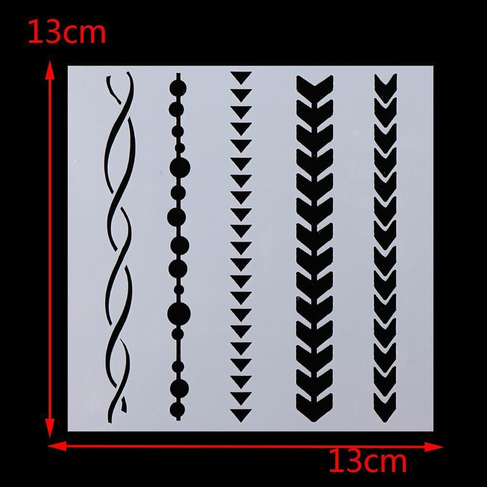 DIY Crafts Walls Painting Scrapbooking Layering Stencils Embossing Template